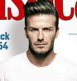 David Beckham fue tapa de la revista Men´s Health de Inglaterra. Hermoso, al igual que al cierre de un partido. Aunque “al natural” se le ven más arruguitas… ¡Y menos pelo! (Web / AFP) 
