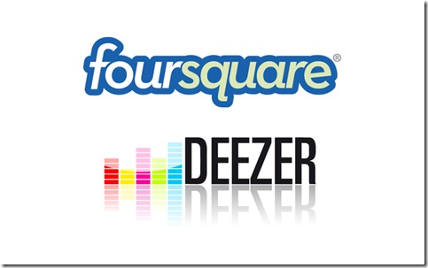 foursquare- -deezer