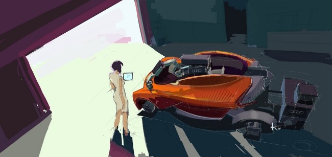Coche impreso en 3D