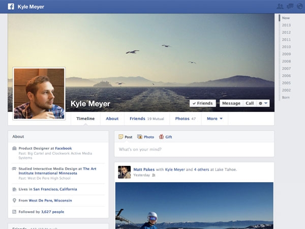 Facebook prepara una funcionalidad que permite "viajar" al pasado