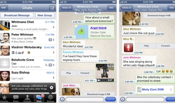 La versión 2.11.3 de WhatsApp para iOS mejora su rendimiento y corrige varios errores.