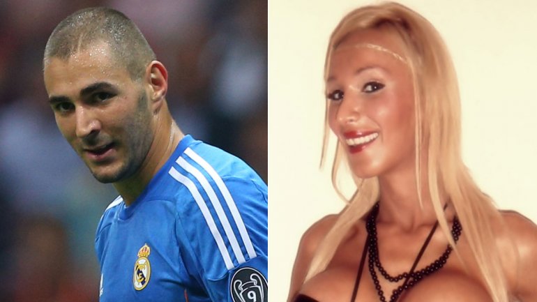 Benzema y Victoria Dorval