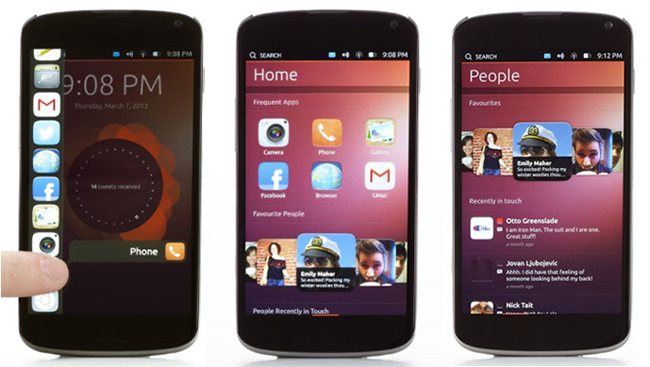 Captura de Ubuntu Touch OS