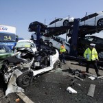 DECENAS DE HERIDOS POR UN CHOQUE DE 130 VEHÍCULOS EN UNA AUTOPISTA INGLESA
