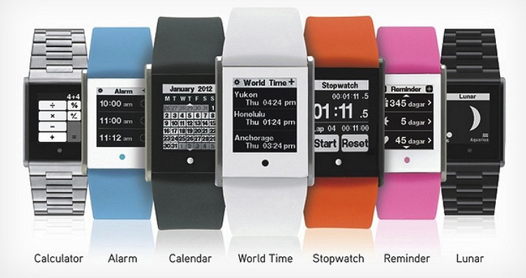 Phosphor e-ink watch