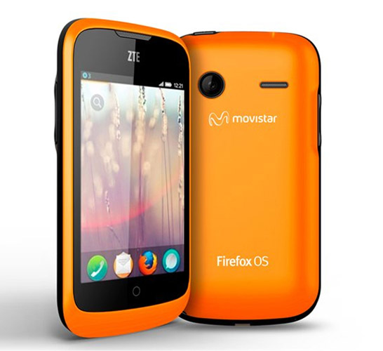 ZTE Open naranja con Firefox OS