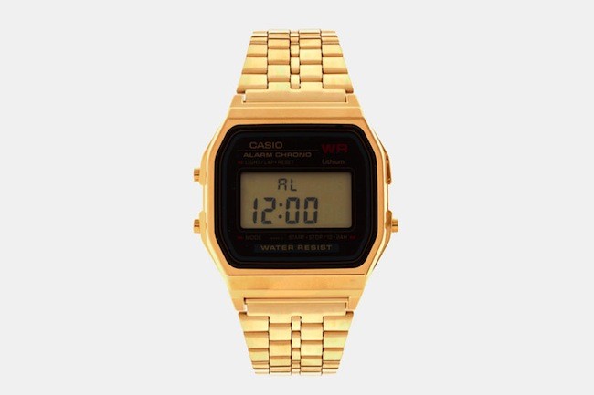 Casio dorado reloj