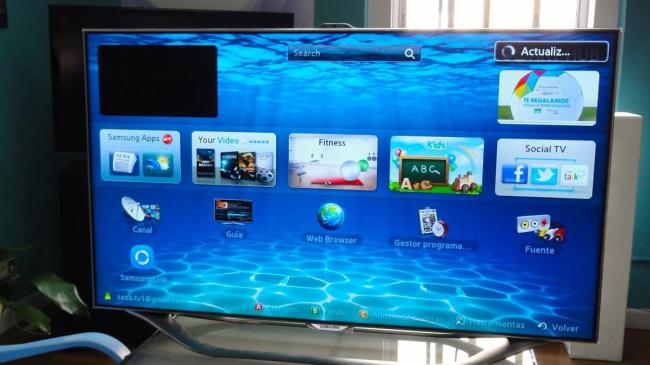 Interfaz Samsung SmartTV 2012