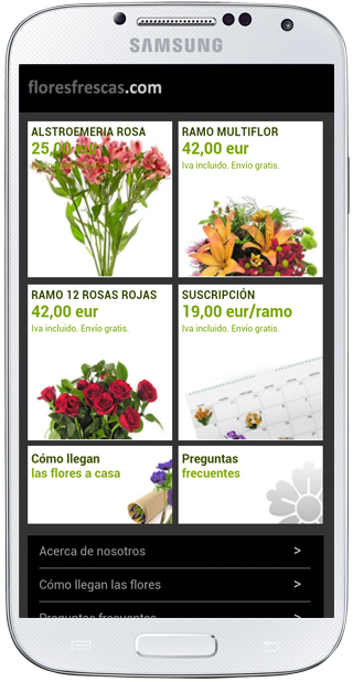 Inicio de Floresfrescas.com
