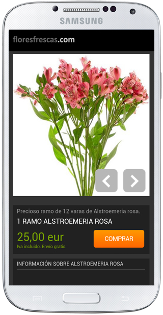 Descripción de Floresfrescas.com