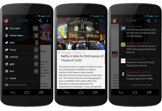 Flyne para Android
