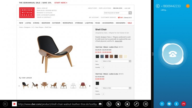 Integración de Skype en Windows 8.1