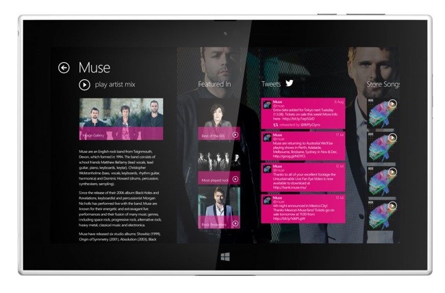 Lumia 2520 frente