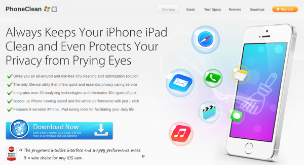 iphone clean