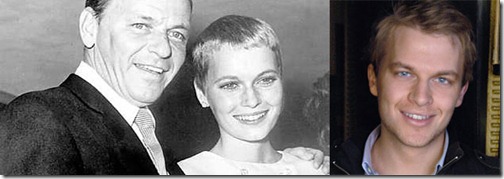 Sinatra-Farrow (izq)   Ronan Farrow (der)
