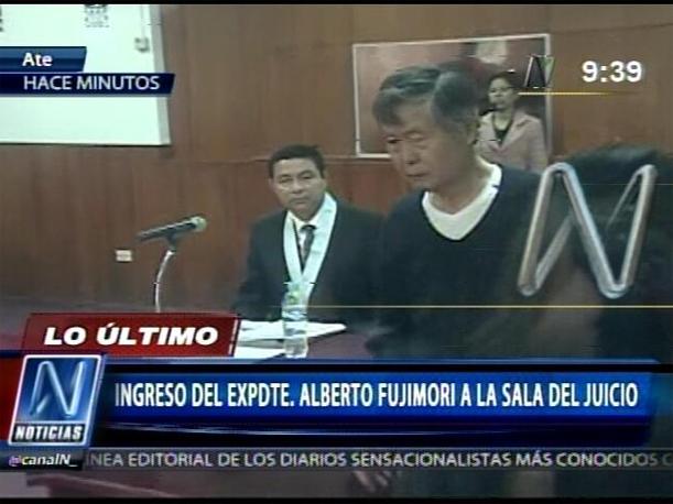 Alberto Fujimori aparece demacrado en inicio del juicio oral por diarios 'chicha'
