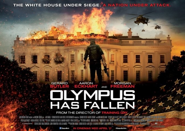 Cartel de Objetivo: La Casa Blanca (Olympus Has Fallen)