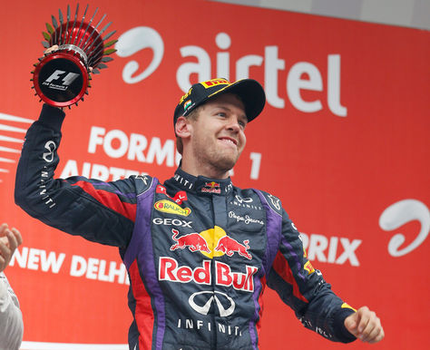 El campeón mundial de F1, Sebastian Vettel.
