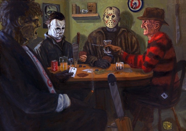 Macabra partida de poker