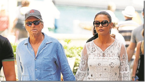 Michael Douglas and Catherine Zeta Jones spend their holidays in portofino Portofino, Italy 23/07/2011 193/unopress