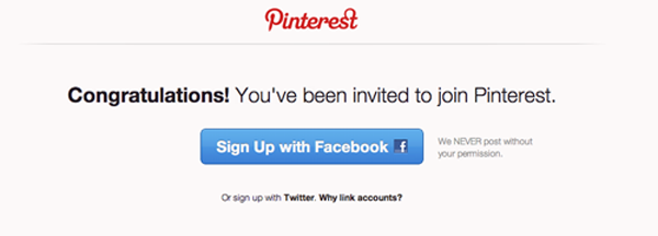 Pinterest Social Logins