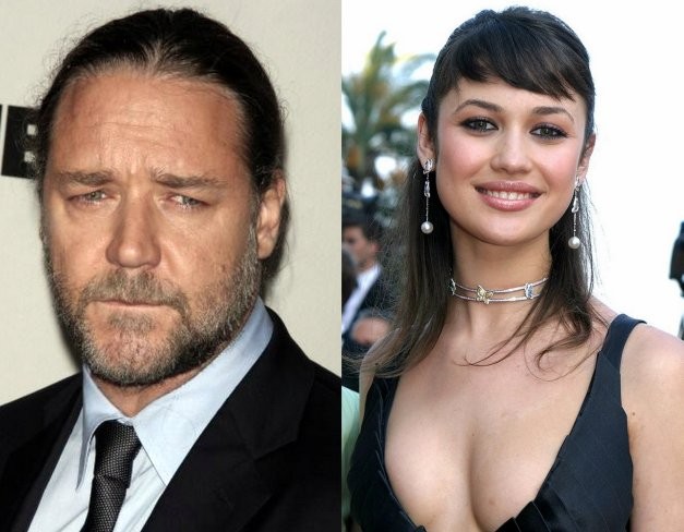 Russell Crowe y Olga Kurylenko