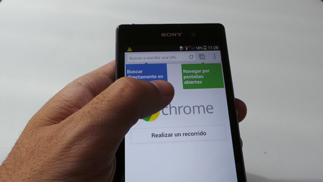 Uso del teléfono Sony Xperia Z1