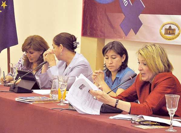 La clausura del encuentro internacional se desarrolló ayer, en Tiquipaya. MARTÍN NUMBELA