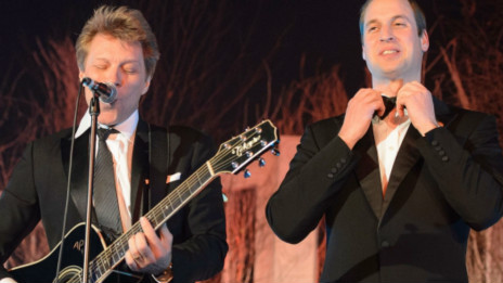 Príncipe William y Bon Jovi