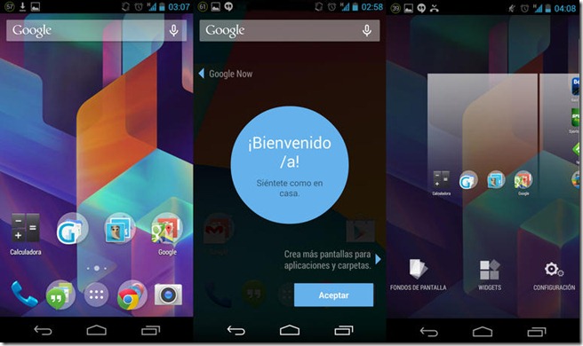 Android KitKat en Android Jelly Bean