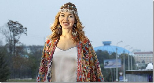 Gulnara Karimova asiste a un acto el pasado octubre.  YVES FORESTIER (GETTY)