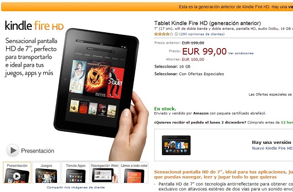 No Share3 The Black Friday Kindle Fire will bring the HD half price