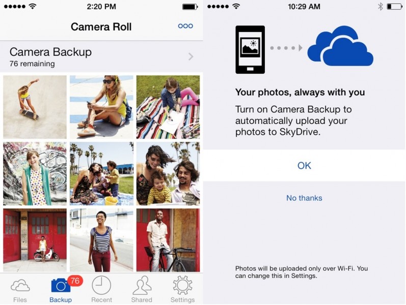 SkyDrive para iOS - Herramientas para sincronizar fotos entre tu smartphone y tu ordenador
