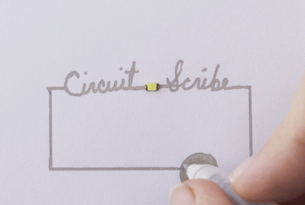 Circuit Scribe, el boli con el que podrás dibujar circuitos totalmente funcionales sobre una hoja de papel