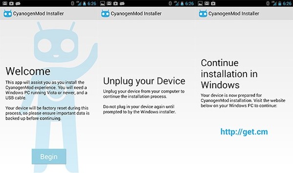La aplicación de CyanogenMod fue retirada de la tienda Google Play