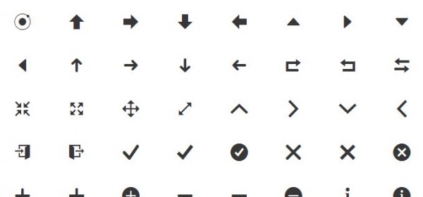 fuente de iconos