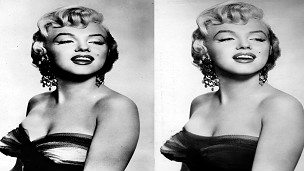 Foto retocada de Marilyn Monroe