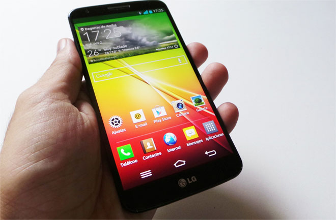Pantalla del LG G2