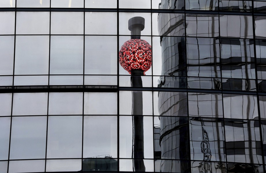 PREPARATIVOS DE LA PLAZA DE TIMES SQUARE PARA CELEBRAR LA LLEGADA DEL 2014