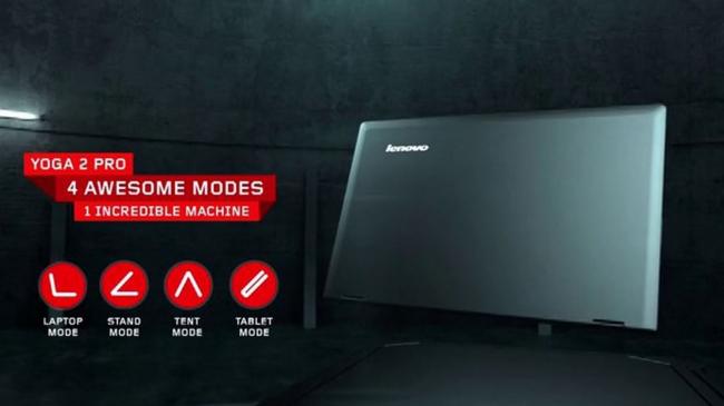 Modos Lenovo Yoga 2 Pro