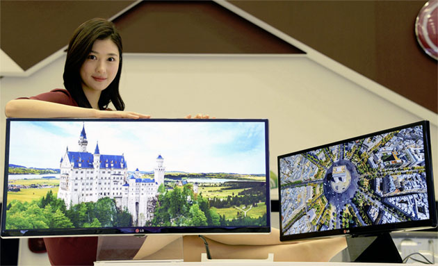 LG lanzará su primer monitor 4K de pantalla ultra-wide en enero