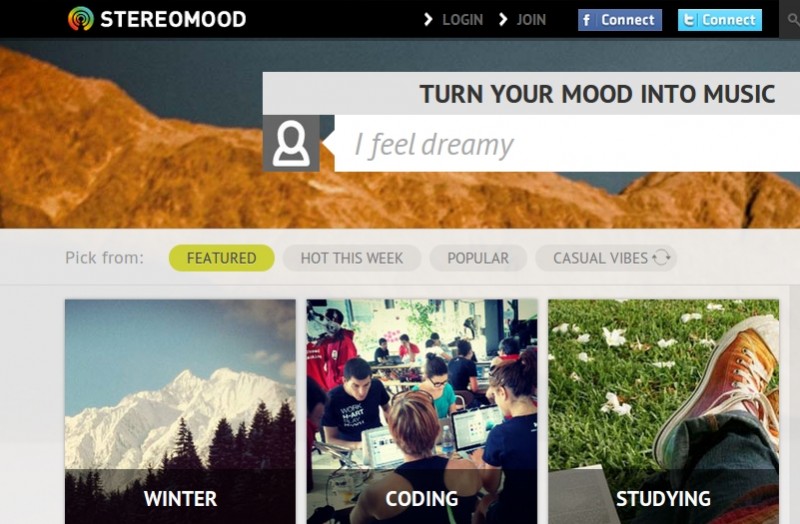 stereomood música en linea gratis