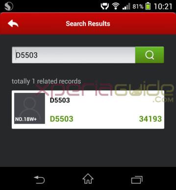 Sony Xperia Z1S