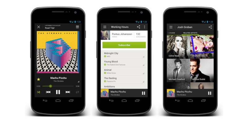 mejores aplicaciones para android 2013 Spotify Android