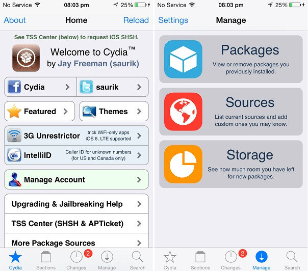 Cydia se actualiza para dar la bienvenida al jailbreak de iOS 7