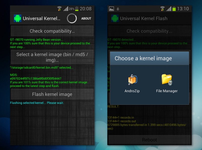 instalar kernels en android