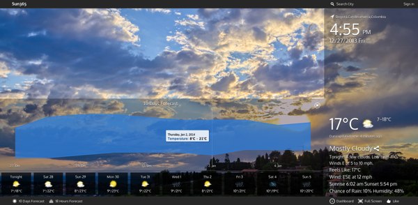 sun365 clima google chrome