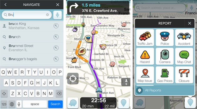 Waze pega un buen brochazo a su interfaz en una actualización para iOS y Android