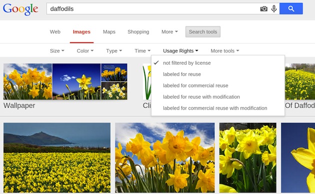 Google facilita la búsqueda de imágenes: ahora sabrás si están libres de derechos o no