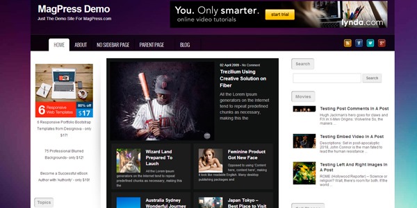 Maeja WordPress theme